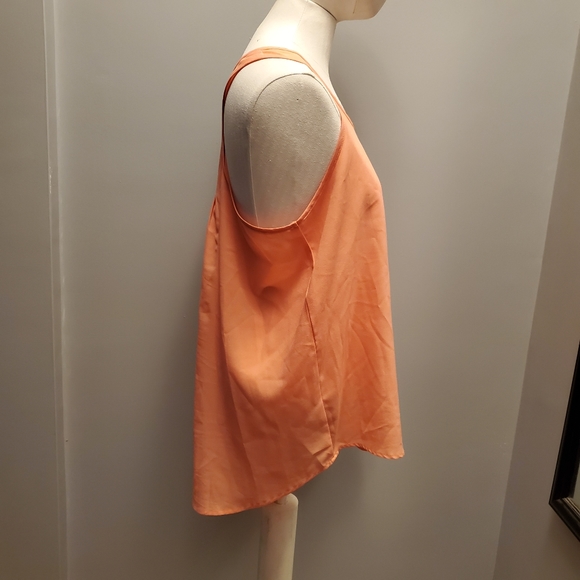 E hanger M Tank Orange Racerback Blouse - Picture 3 of 8